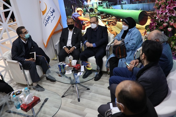 نمایشگاه تهران (غرفه مشترک شرکت لوله سازی اهواز و شرکت بهان تجارت )1399 5